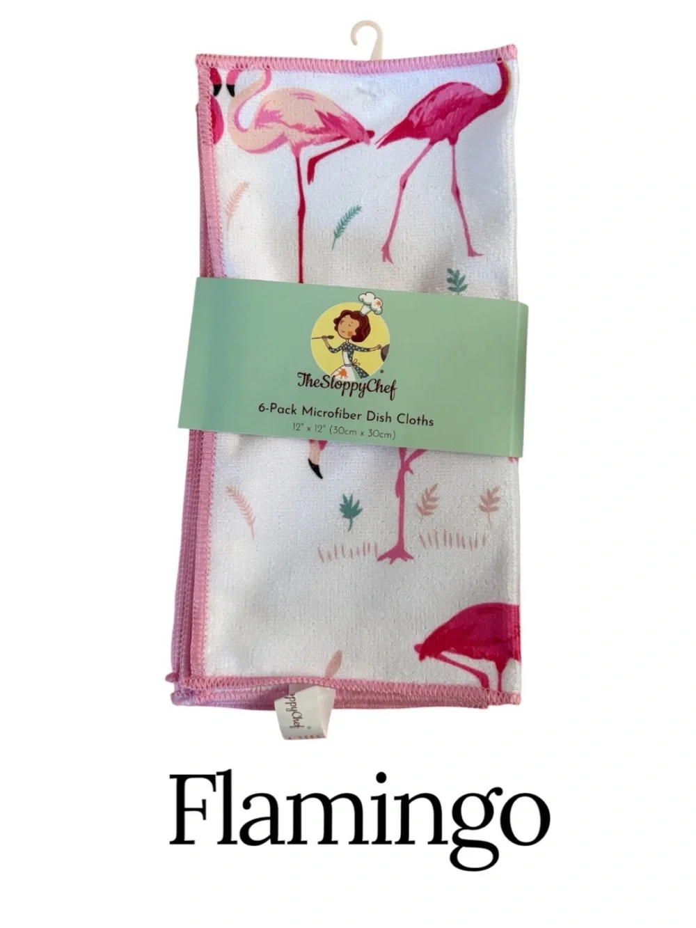 The Sloppy Chef 6 Pack Microfiber Dish Cloths